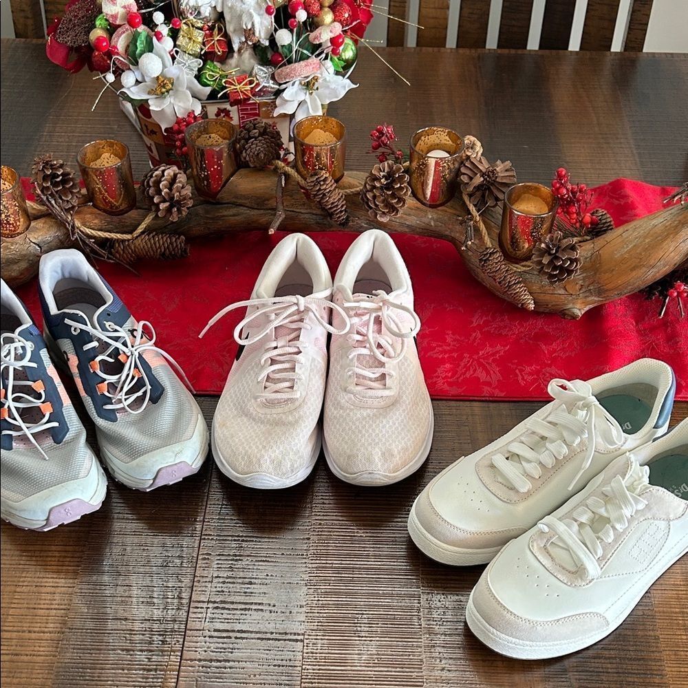 Stylish Athletic Sneakers Trio